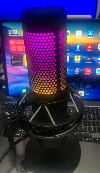 HyperX QuadCast S USB Microphone review Gaming Mic, Hyperx Quadcast, Mic For Gaming, Hyper X Microphone, Gamer Microphone, Microphone For Gaming, Headset Microphone, Gaming Center, Tech Room