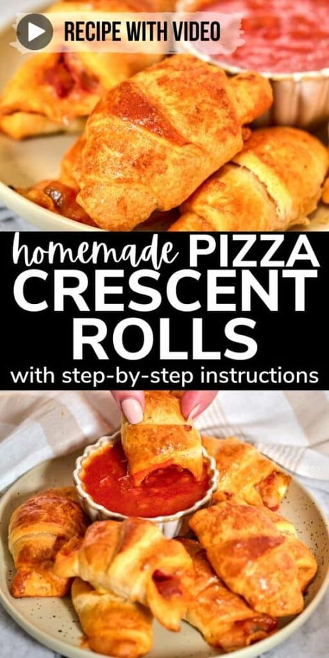 EASY PEPPERONI CRESCENT ROLLS - When you’re in the mood for something delicious but don’t want to spend hours in the kitchen, these crescent pepperoni rolls with crescent rolls are your new best friend. They’re perfect for lazy weekends, game nights, or just when you want a little something special. And trust me, they’re so easy to make, even on those nights when you’re too tired to think. Pepperoni Crescent Rolls, Crescent Roll Recipes Appetizers, Pizza Crescent Rolls, Pillsbury Crescent Roll Recipes, Crescent Roll Pizza, Pepperoni Rolls, Bite Size Appetizers, Crescent Roll Recipes, Party Appetizers Easy