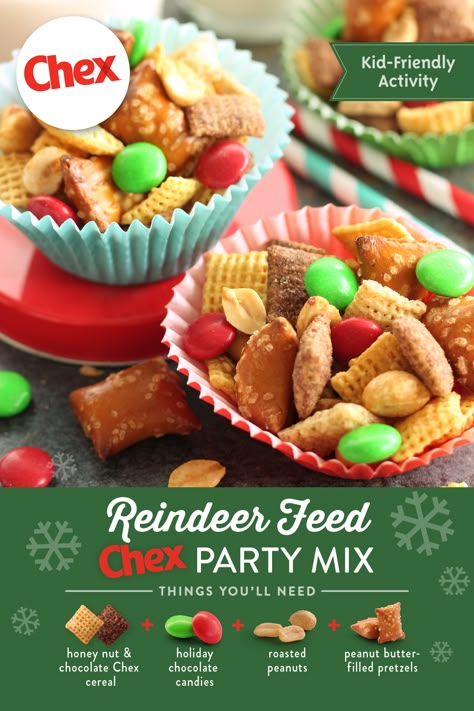 Reindeer Feed, Salty Pretzels, Christmas Snack Mix, Holiday Apps, Holiday Candies, Texas Trash, Chex Party Mix, Snack Mixes, Cereal Snacks