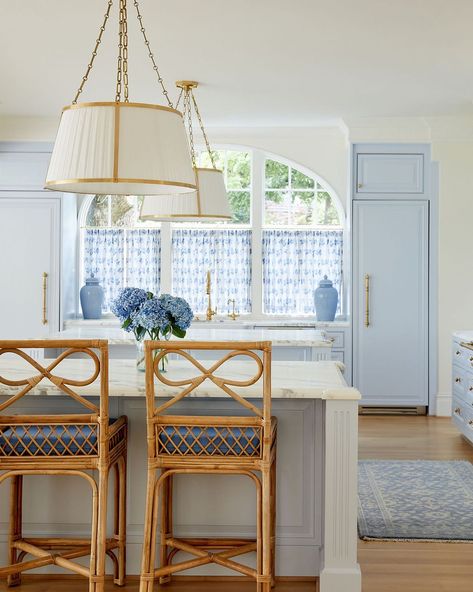 Statement seating! Still swooning over the darling details on our Bow Counter Stools. Perfect for gathering around the kitchen in… | Instagram Grandmillenial Kitchen, Main Kitchen, Grandmillenial Style, Pretty Furniture, Colonial Kitchen, Condo Decor, Caitlin Wilson, Dream Life House, Dream Beach Houses