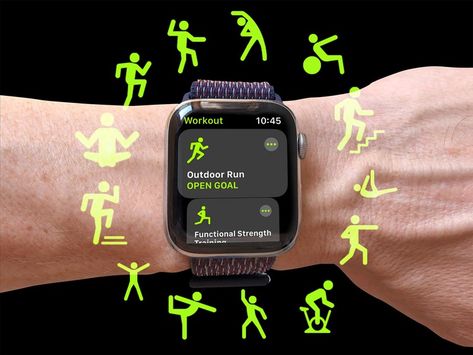 Apple Watch Advertising, Apple Fitness Plus, What Is Cross Training, Apple Watch Workout, Apple Watch Activity, Electronic Ideas, Fitness Tracking App, Apple Watch Fitness, Apple Watch Features