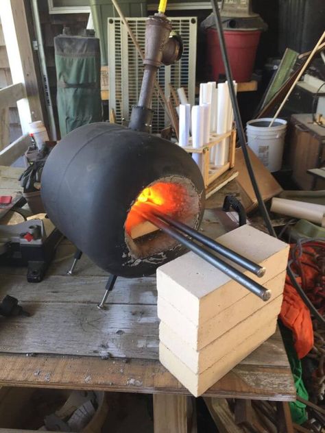 8 Homemade Forge Plans To Build Your Own Forge for Free Build A Forge, Mini Forge, Homemade Forge, Forge Burner, Diy Forge, Gas Forge, Propane Forge, Blacksmith Forge, Blacksmith Tools