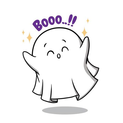 Cute Ghost Animation, Cute Ghost Clipart, Ghost Illustration Cute, Ghost Cute Drawing, Ghost Cartoon Drawing, Ghost Cartoon Cute, Gost Pic, Flur Diy, Ghost Art Cute