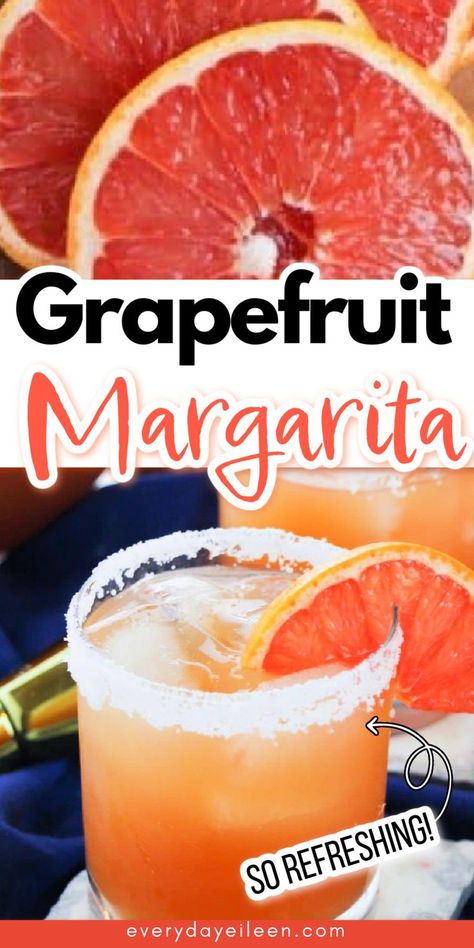 Grapefruit Margarita Pitcher, Tequila And Grapefruit Cocktails, 21 Seeds Grapefruit Tequila Recipes, Slushy Margarita Recipe, Drinks With Grapefruit Juice, Grapefruit Juice Cocktail, Fresh Margarita Recipe, Grapefruit Margarita Recipe, Tequila Drinks Recipes