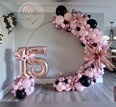 Ballon Art, Balloon Numbers, 18th Birthday Decorations, Gambar One Direction, Birthday Room Decorations, Simple Birthday Decorations, 21st Birthday Decorations, Party Setup, Wedding Backdrop Decorations