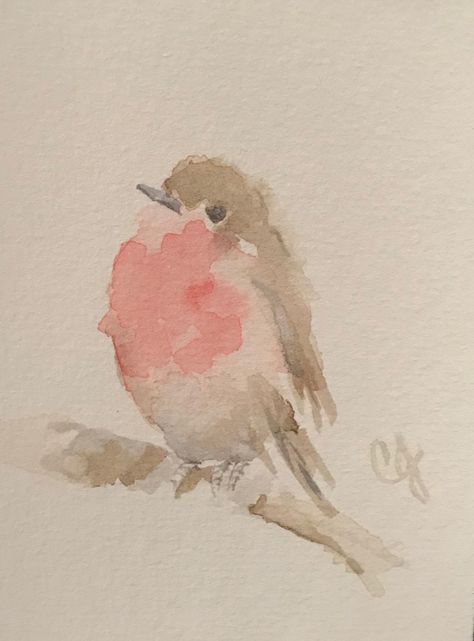 Cute Simple Watercolor Paintings, Easy Pretty Watercolor Paintings, Watercolor Paintings Easy Aesthetic, Aura Watercolor Painting, Simple Things To Paint Watercolor, Fun Things To Watercolor, Watercolor Simple Paintings, Pretty Watercolor Paintings Simple, Cute Water Colour Painting