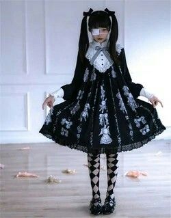 Estilo Harajuku, Lolita Outfits, Eye Patches, Style Japonais, Grunge Goth, J Fashion, Lolita Dress, Gothic Lolita, Lolita Fashion