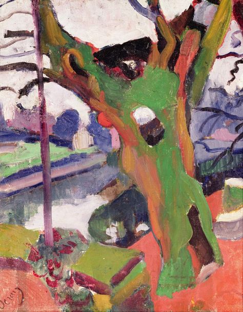 André Derain, Le Vieil arbre Fauvism, Art Fauvisme, Andre Derain, André Derain, Centre Pompidou, Old Tree, Post Impressionism, Tree Drawing, Post Impressionists