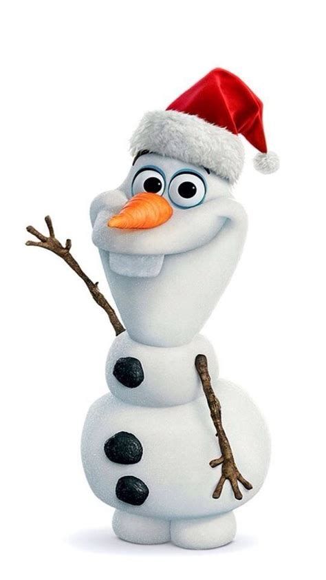 Olaf Christmas, Frozen Images, Olaf Snowman, Disney Olaf, Frozen Wallpaper, Frozen Movie, Santa Claus Hat, Frozen Disney, Wallpapers Iphone