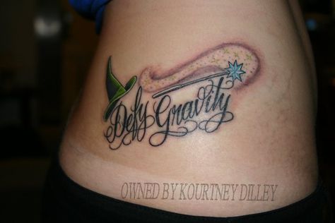 Wicked! Defy Gravity. Defy Gravity Tattoo, Music Tattoo Quotes, Wicked Musical Tattoo, Tat Fonts, Broadway Tattoos, Diana Tattoo, Musical Tattoos, Fandom Tattoos, Wicked The Musical