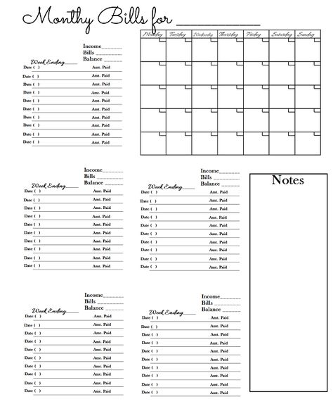 Worksheet to Keep Track of Paid Monthly Bills Printables Organizational, Monthly Bills, Cha Ching, Saving Plan, Monthly Bill, Budgeting 101, Bill Organization, Mini Planner, Money Saving Plan