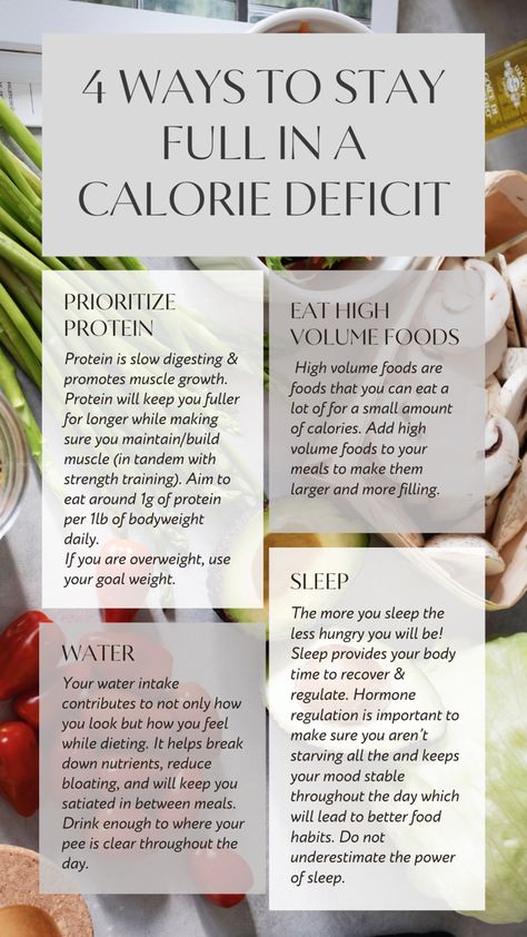 Diet And Nutrition, Caloric Deficit, Calorie Meal Plan, Calorie Deficit, Feeling Hungry, Calorie Diet, Best Diets, Healthy Tips, Get Healthy