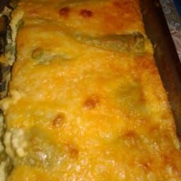 Chile Relleno Casserole Chile Rellanos, Relleno Casserole Recipe, Stuffed Chili Relleno Recipe, Chile Relleno Casserole Recipe, Hominy Recipes, Chile Relleno Recipe, Chili Relleno Casserole, Chile Relleno Casserole, Relleno Casserole