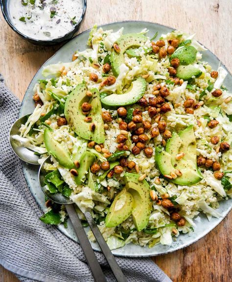 Vegan Recipes, Bulgur, Raw Food Recipes, Salad Recipes, Pasta Salad, Vegetarian Recipes, Sauce Hollandaise, Feel Good Food, Dinner Inspiration