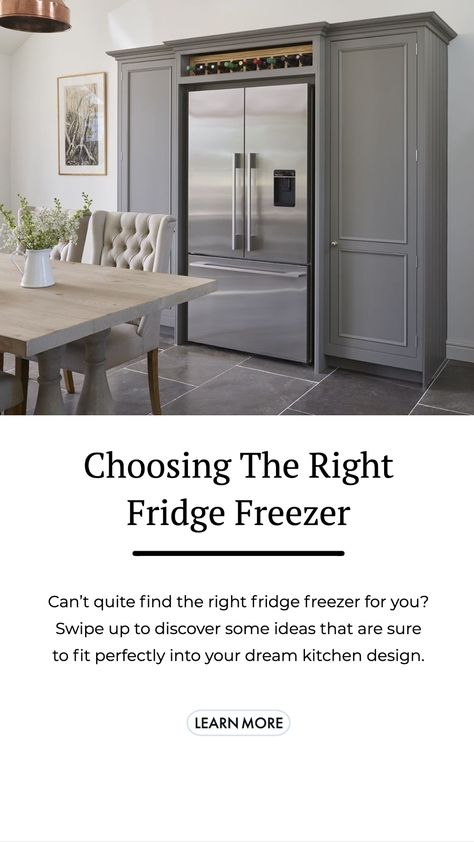 American Fridge Freezer Built In Cabinets, American Style Fridge Freezer Built In, Built In Fridge And Freezer, Freestanding Fridge Freezer In Kitchen, Kitchen American Fridge, Utility Room With Fridge Freezer, Free Standing Fridge Freezer In Kitchen, American Style Fridge Freezer Kitchen, Built In American Fridge Freezer