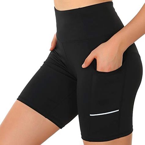 Shorts de Sport Femme Pantalon Yoga avec Poche latérale Legging CourtTaille Haute Legging Sport Femmes Mode Faire des Exercices Leggings Pantalon de Sports (Noir XL) Legging Court, Bicycle Shorts, Sports Shorts Women, Legging Sport, Fitted Joggers, Running Fitness, Yoga Shorts, Fitness Equipment, Yoga Women