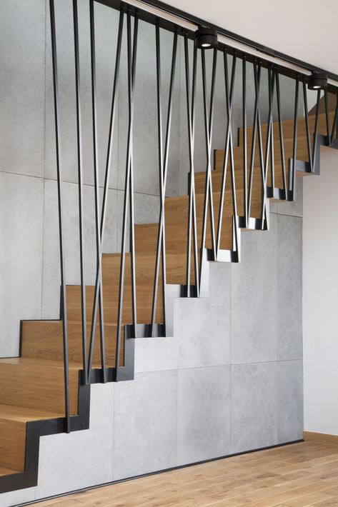 Modern Staircase Design Ideas With Lights | Engineering Discoveries Modern Staircase Design, Stair Design Architecture, Staircase Design Ideas, درج السلم, Modern Stair Railing, Staircase Design Modern, Staircase Railing Design, Stairs Design Interior, Escalier Design