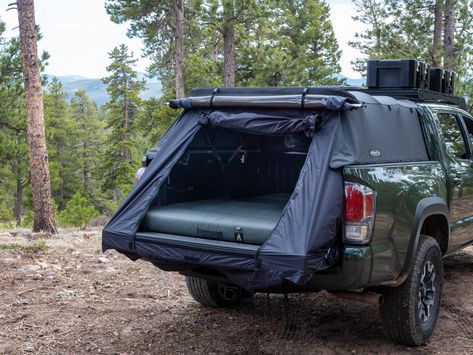 Topper Tent 4x4 Setup, Wood Camper, Truck Bed Camping, Land Cruiser 80, Land Cruiser 200, Bug Screen, Truck Tent, Truck Camping, Overland Vehicles