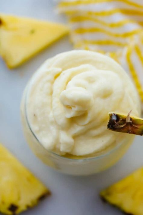 Dole Pineapple Whip, Dole Whip Recipe, Pineapple Whip, Dole Pineapple, Tasty Tuesday, Pineapple Drinks, Recipe Critic, Frozen Lemonade, Best Sweets