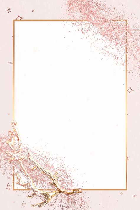 Rose gold glitter frame vector pink festive background | free image by rawpixel.com / PLOYPLOY Rose Gold Glitter Wallpaper, Pink And Gold Background, Pink And Gold Invitations, Rose Gold Wallpaper Iphone, Pink Glitter Background, Rose Gold Backgrounds, Festive Background, Gold Wallpaper Iphone, Gold Wallpaper Background