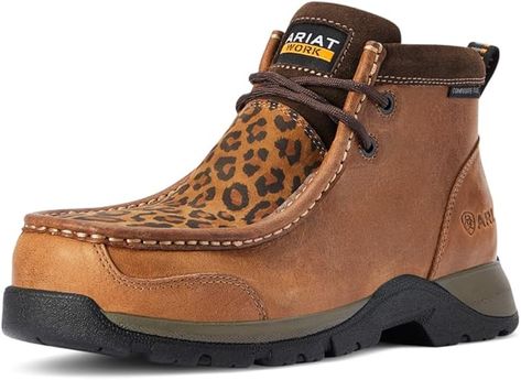 Amazon.com: Ariat womens Edge Lte Moc Composite Toe Work Boot : Clothing, Shoes & Jewelry Composite Toe Work Boots, Chic Heels, Work Boot, Trendy Sneakers, Athletic Fashion, Work Boots, Full Grain Leather, Shoes Jewelry, Fashion Shoes