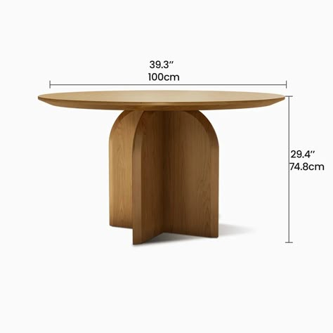 Round Dining Table For 4, Round Wooden Table, Dining Table For 4, Plywood Table, Round Pedestal Dining Table, Round Wood Dining Table, Essence Collection, Wood Pedestal, Pedestal Dining Table