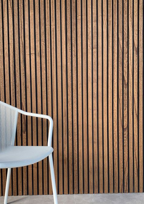 Shadowline | Explore Glosswood's architectural range Timber Batten Wall, Timber Wall Cladding Interior, Timber Slat Feature Wall, Timber Cladding Interior Feature Walls, Exterior Feature Wall, Vertical Timber Screen, Vertical Timber Cladding, Motel Exterior, Timber Paneling