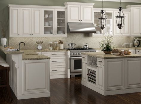 White oak kitchen cabinets