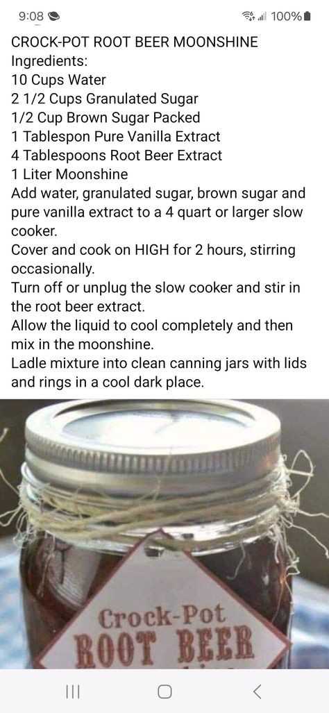 Canning Jars, Root Beer, Crock Pot, Vanilla Extract, Brown Sugar, Slow Cooker, Beer, Pure Products, Canning