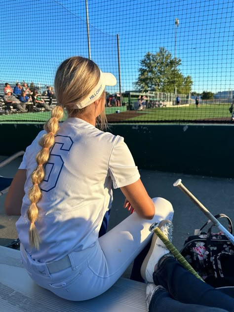 Hair With Visor How To Wear, Softball Visor Hairstyles, Softball Hairstyles With Visor, Softball Hairstyles For Catchers, Hair For Softball, Easy Softball Hairstyles, Softball Hair Styles, Softball Braids, Game Day Hairstyles