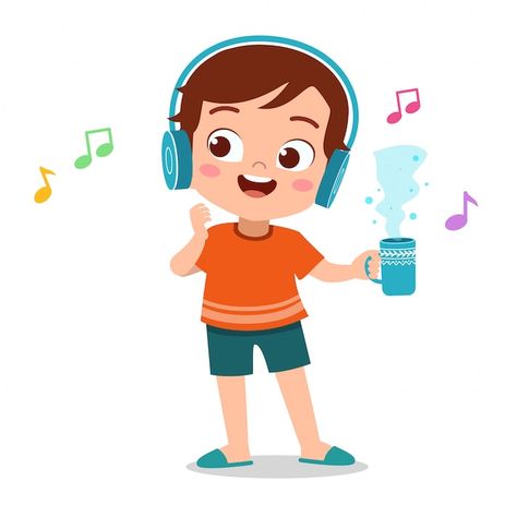 Music, 48 Best Premium Graphics on Freepik Listening To Music Illustration, Music Clipart, Clipart Boy, Action Pictures, Music Cartoon, Download Free Music, Music Drawings, Music Illustration, Music Images