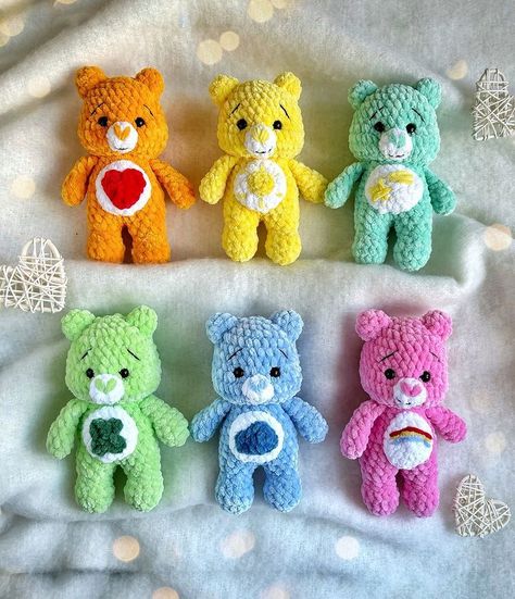 Easy Crochet Animals, Mode Crochet, Crochet Business, Crochet Design Pattern, Kawaii Crochet, Beginner Crochet Projects, Crochet Teddy, Quick Crochet, Fun Crochet Projects