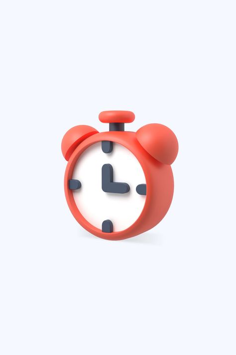 Igma Studio Clock 3d Icon, Digital Clock Design, Watch Icon, 3d Ui, 3d Clock, 3d Karakter, Funny Vintage Ads, 3d Ideas, Like Icon