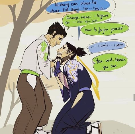 3/3 Hanzo And Genji, Shimada Brothers, Overwatch Comics, Genji And Hanzo, Genji Shimada, Overwatch Fanart, Hanzo Shimada, Overwatch Hanzo, Overwatch Genji