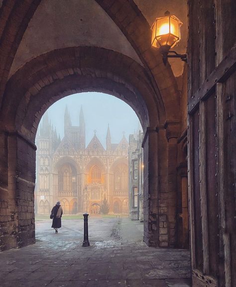 Sarah | This English Life on Instagram: “A lovely, foggy, atmospheric afternoon in Peterborough. People have been enjoying this view of the cathedral for 782 years 🌬🤍🕊” Peterborough England, Peterborough Cathedral, Quaint Cottage, Europe Map, The Cathedral, Peterborough, Great Britain, Barcelona Cathedral, Taj Mahal