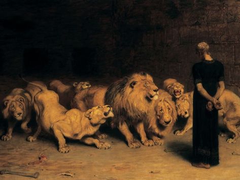 Daniel In The Lion's Den, Daniel And The Lions, Rennaissance Art, Biblical Art, Jesus Art, Historical Art, Old Paintings, Catholic Art, Arte Fantasy