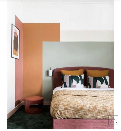 Interior Art Deco, Fairy Bedroom, Paint Trends, Interior Vintage, Decor Pillows, Colour Blocking, Style Deco, Diy Interior, Room Interior Design