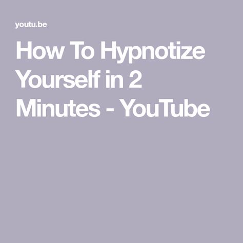 How To Hypnotize Yourself, Hypnotize Yourself, Amazing Video, Soothing Sounds, Cool Gifs, Random Stuff, Brain, Sound, The Creator