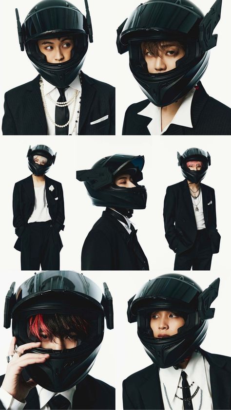 Nct Dream Glitch Mode, Nct Dream Wallpaper, Glitch Mode, Dream Wallpaper, Space Phone Wallpaper, Living The Dream, Picture Icon, Motorcycle Helmet, Black N White