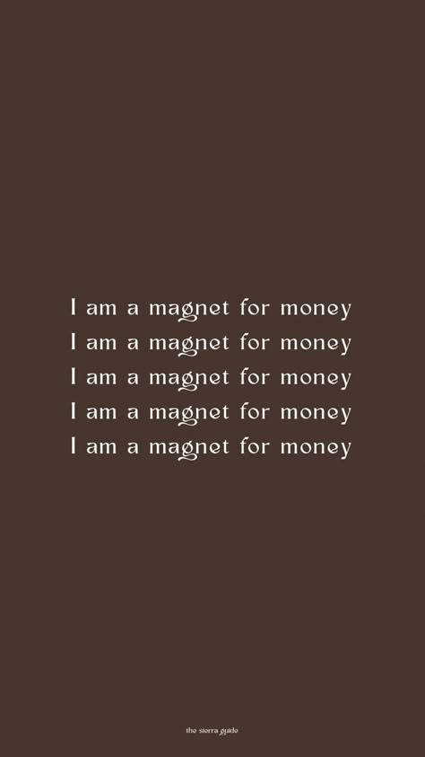 I am a magnet for money I Attract Money Aesthetic, I Am A Magnet For Money, Money Aesthetic Affirmation, Money Saving Vision Board, Get Money Aesthetic, Money Manifestation Aesthetic, I Am A Money Magnet Wallpaper, Money Magnet Aesthetic, Manifesting Money Aesthetic