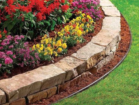 Why You Should Consider Creating a Garden Bed Edging Garden Bed Edging, Metal Garden Edging, Edge Ideas, Creating A Garden, Grass Species, Flower Bed Edging, Weeds In Lawn, Plastic Edging, Brick Pavers