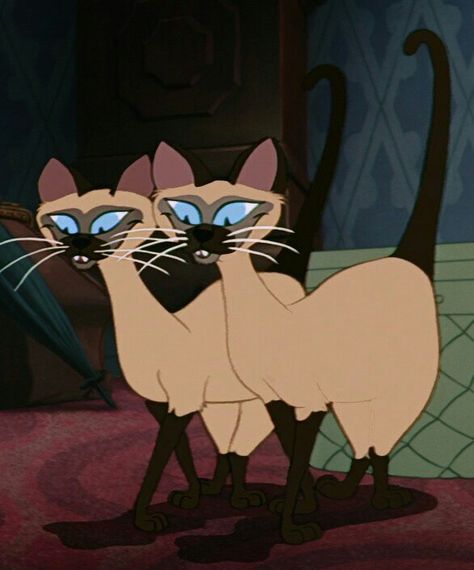 Cat Knowledge, Cat Tattoo Simple, Disney Cats, Disney Wiki, Disney Images, Disney Animals, Two Cats, Cat Character, Old Disney