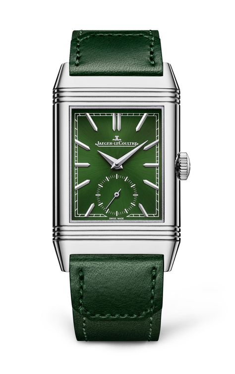 Pivot to Green: Jaeger-LeCoultre’s 90th Anniversary Celebration of the Reverso Begins with Green-Dial Tribute Edition | WatchTime - USA's No.1 Watch Magazine Jaeger Lecoultre Reverso, Green Watch, Watch Storage, Best Watches For Men, Jaeger Lecoultre, Luxury Timepieces, Luxury Watches For Men, Watch Model, Audemars Piguet