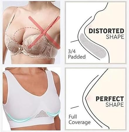 Amazon.com: OLAQLLD Breathable Cool Liftup Air Bra,Plus Size Air Bra and Comfortable No Underwire Mesh Sports Bra for Women(Color:White,Size:Large) : Home & Kitchen Air Bra, Bra Plus Size, Bra For Women, Sports Bras, Woman Colour, Home Kitchen, Sports Bra, Color White, Mesh