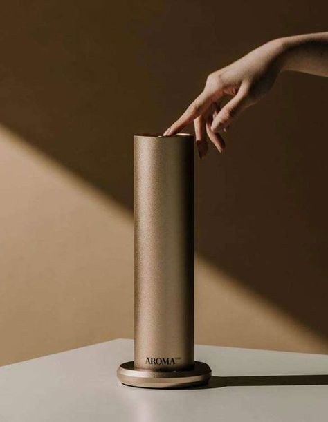 The Futuristic Diffuser | Source: AromaTech Air Purifier Design, Home Diffuser, Best Smart Home, Diffuser Bottle, Scent Diffuser, Smart Living, Bottle Sizes, House Smells, Oil Bottle