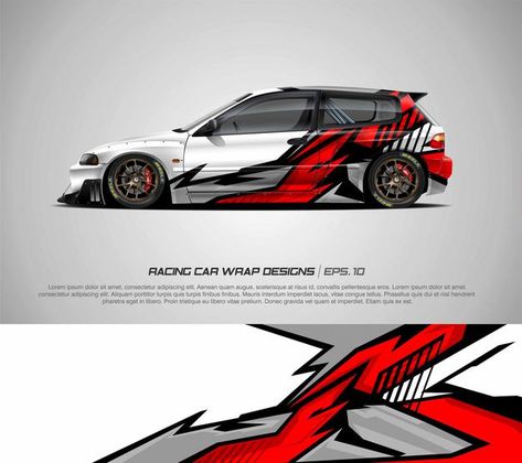 Racing Car Design, Car Vinyl Graphics, Wrapping Car, Auto Graphics, Car Sticker Design, Car Luxury, Graphic Kit, Cool Car Drawings, Fast Sports Cars