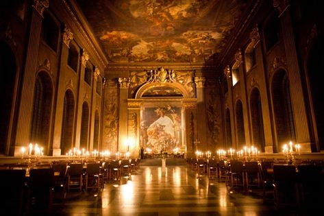 Candlelight Ceremony, Evening Wedding Ceremony, Roaring Fireplace, Old Royal Naval College, Candlelit Wedding, Candle Lit Wedding, Bride Rings, College Wedding, Ceremony Details