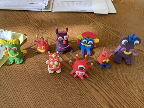 Model Magic Clay Model Magic Monsters, Model Magic Art Projects, Model Magic Clay Ideas, Elementary Clay, Model Magic Clay, Magic Monster, Art Nook, Crayola Model Magic, Clay Activity