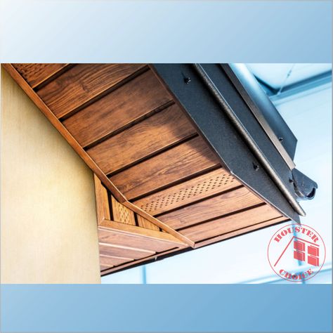 Wooden Soffit Exterior, Exterior Soffit Ideas, Soffits And Fascia Ideas, Wood Soffit Exterior, Soffit Ideas Exterior, Wood Soffits, Wood Soffit, Soffit Ideas, Roof Soffits