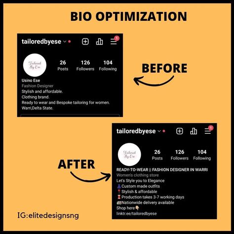 Instagram Bio Optimization simpledigitalplanner #itineraryplanner #homeschoolplannerprintable🍬. Elegant Bio Ideas, How To Revamp Your Instagram, Ig Content Ideas For Clothing Business, Clothing Brand Instagram Bio, Online Shop Bio Ideas, Boutique Bio Instagram, Thrift Shop Bio Ideas, Clothing Brand Bio Ideas For Instagram, Clothing Bio For Instagram